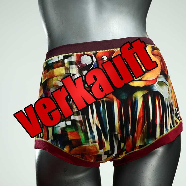 attraktive preiswerte bequeme gemusterte High waist Hotpant aus Baumwolle, Unterwäsche für Damen