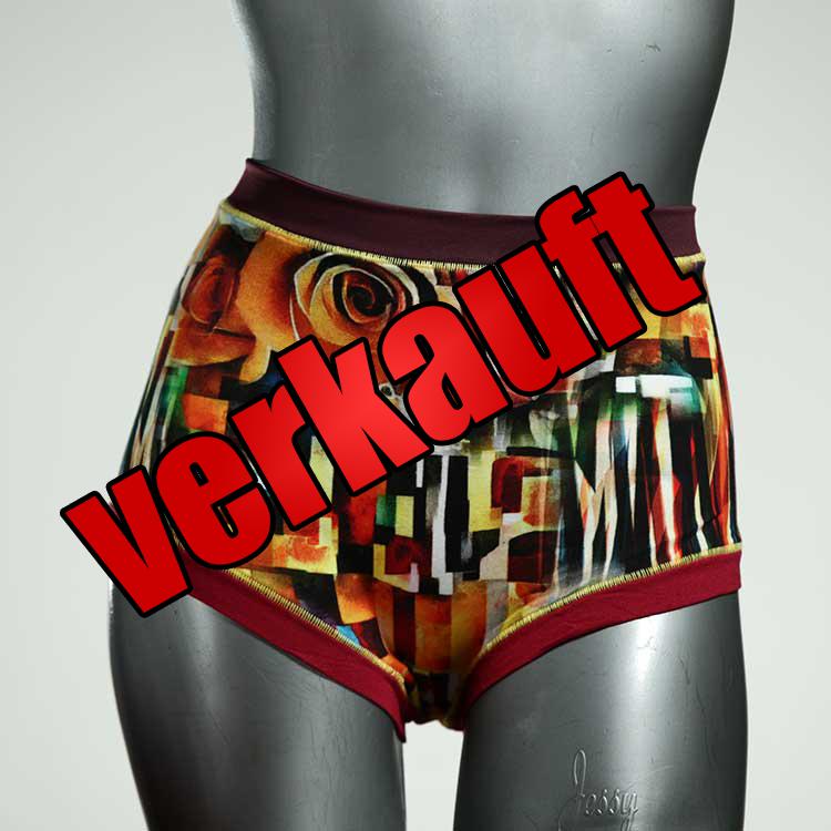 attraktive preiswerte bequeme gemusterte High waist Hotpant aus Baumwolle, Unterwäsche für Damen