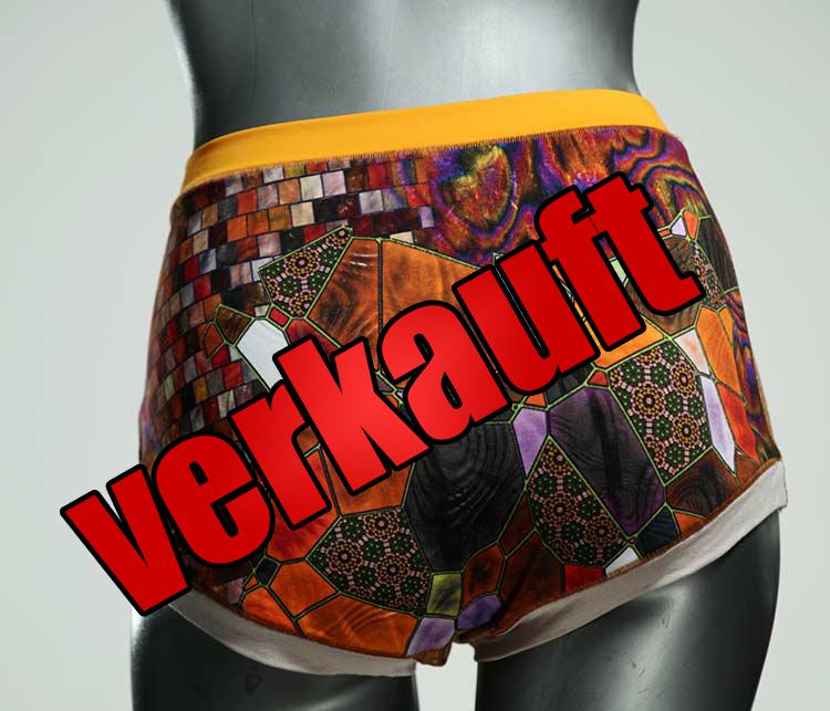 bequeme ökologische bunte süße High waist Hotpant aus Baumwolle, Unterwäsche für Damen