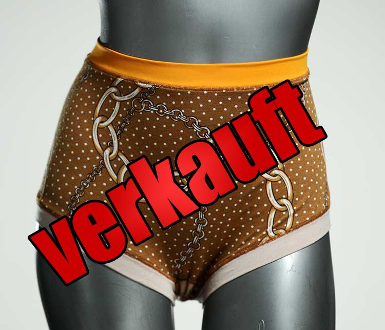 bequeme ökologische bunte süße High waist Hotpant aus Baumwolle, Unterwäsche für Damen
