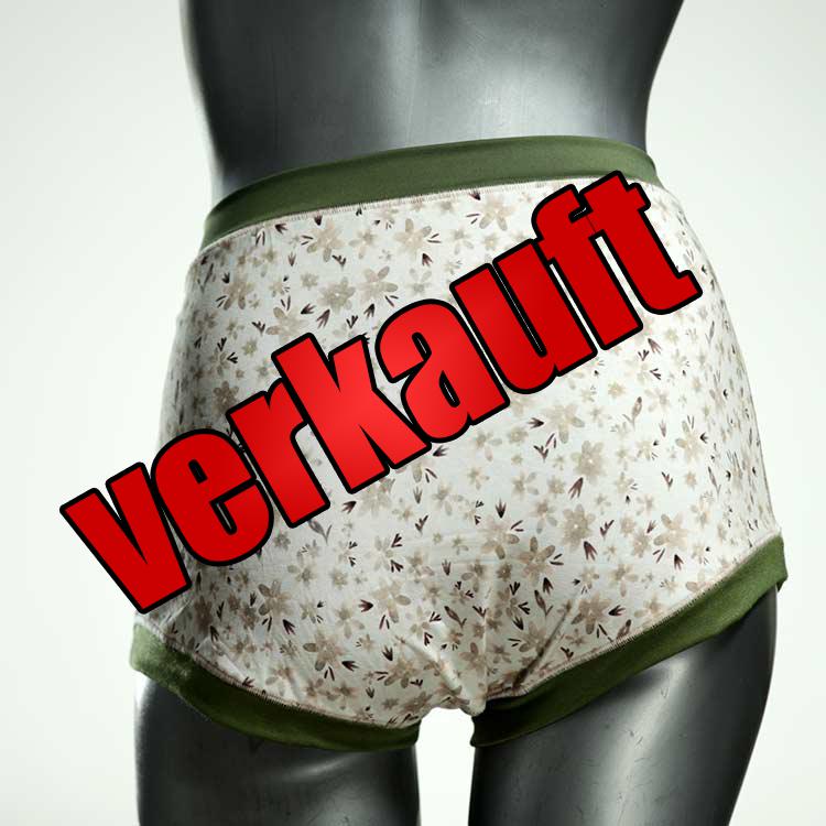 bunte gemusterte farbige süße High waist Hotpant aus Baumwolle, Unterwäsche für Damen