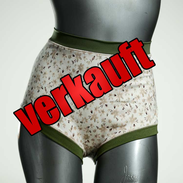 bunte gemusterte farbige süße High waist Hotpant aus Baumwolle, Unterwäsche für Damen