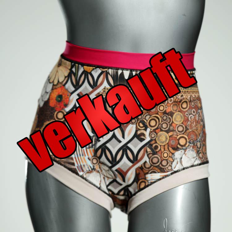 preiswerte farbige attraktive bequeme High waist Hotpant aus Baumwolle, Unterwäsche für Damen