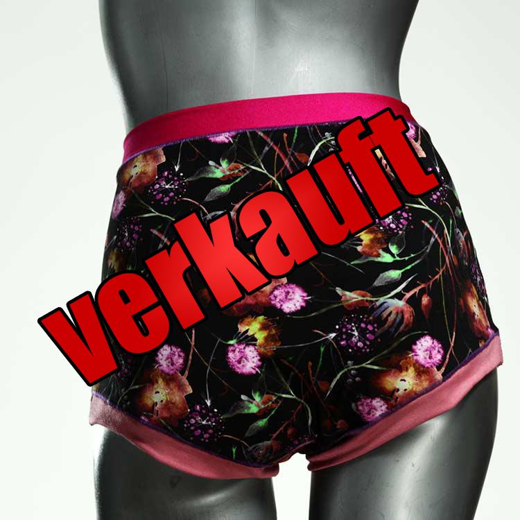 sexy handgemachte farbige attraktive High waist Hotpant aus Baumwolle, Unterwäsche für Damen