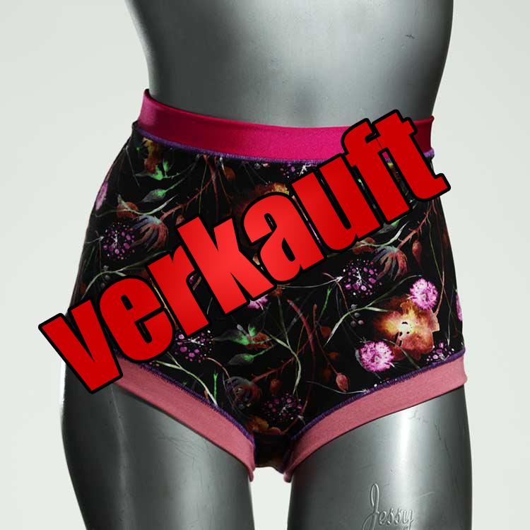 sexy handgemachte farbige attraktive High waist Hotpant aus Baumwolle, Unterwäsche für Damen