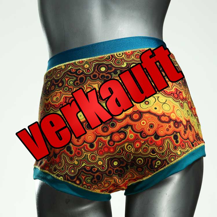 gemusterte attraktive nachhaltige schöne High waist Hotpant aus Baumwolle, Unterwäsche für Damen