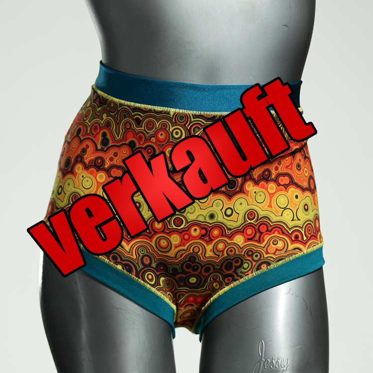 gemusterte attraktive nachhaltige schöne High waist Hotpant aus Baumwolle, Unterwäsche für Damen