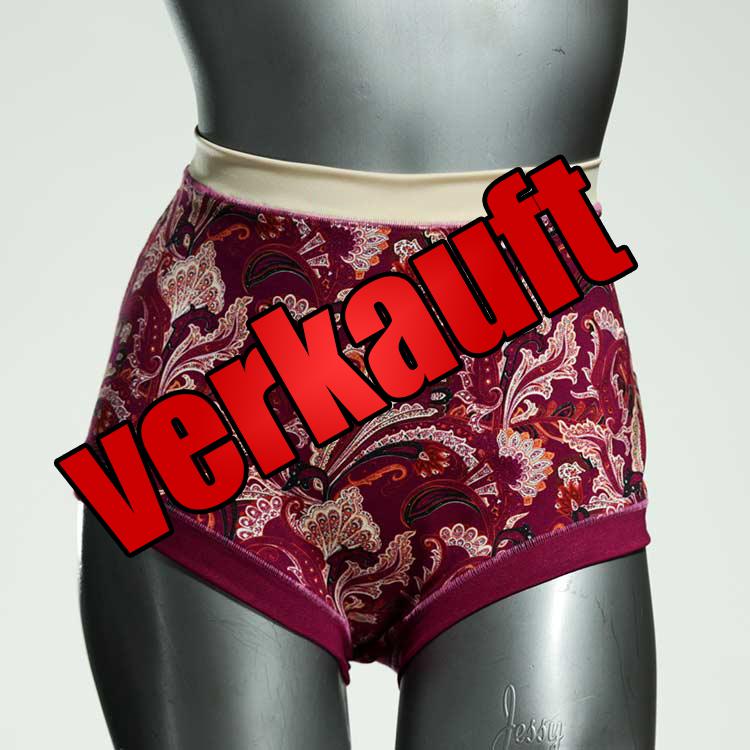 süße preiswerte sexy gemusterte High waist Hotpant aus Baumwolle, Unterwäsche für Damen