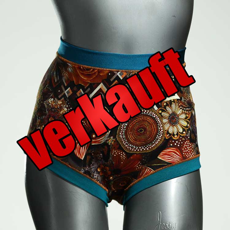 gemusterte farbige preiswerte sexy High waist Hotpant aus Baumwolle, Unterwäsche für Damen