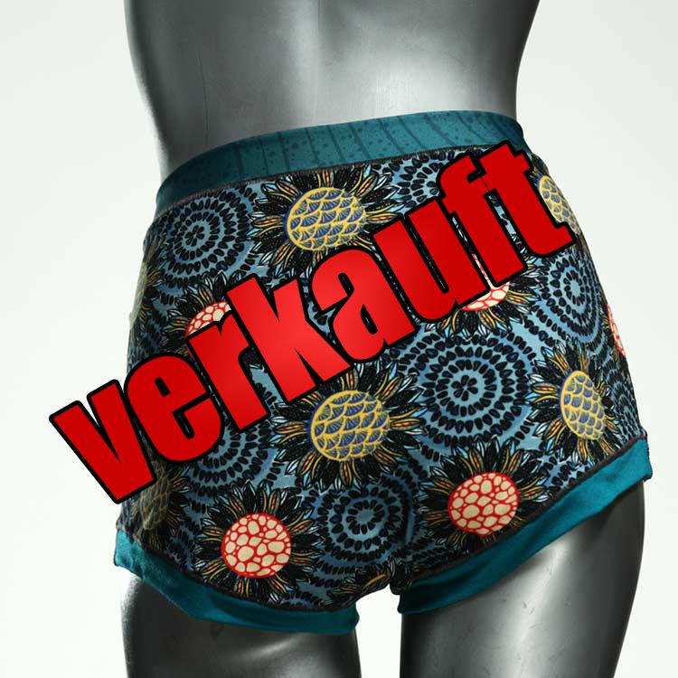 ökologische gemusterte preiswerte süße High waist Hotpant aus Baumwolle, Unterwäsche für Damen