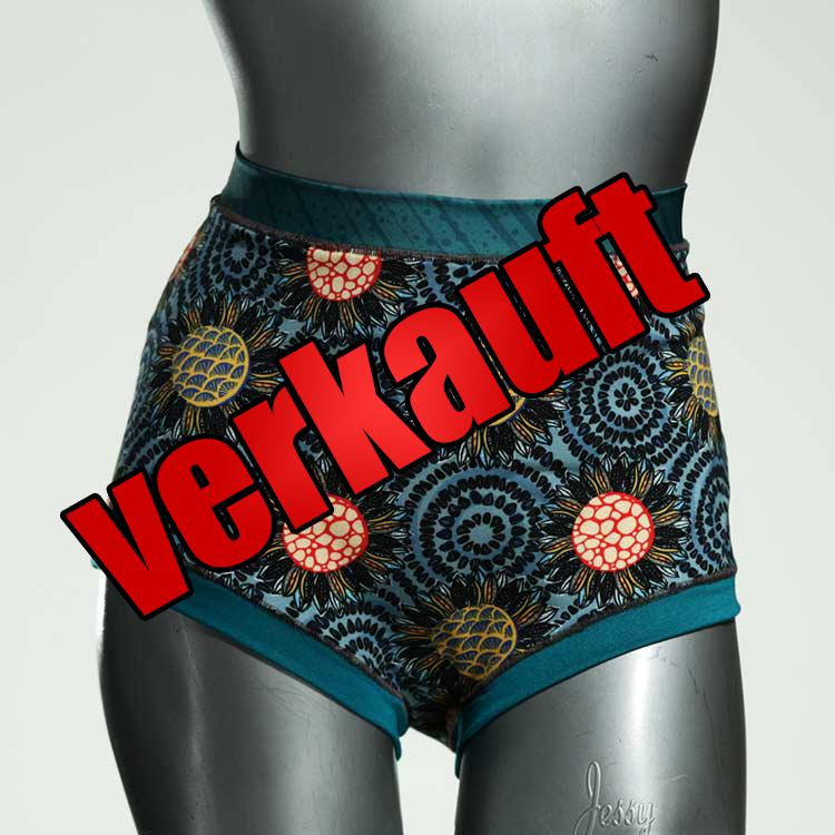 ökologische gemusterte preiswerte süße High waist Hotpant aus Baumwolle, Unterwäsche für Damen