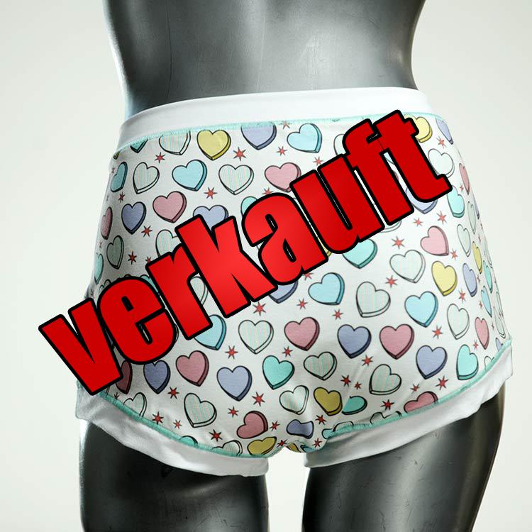 nachhaltige süße attraktive bunte High waist Hotpant aus Baumwolle, Unterwäsche für Damen