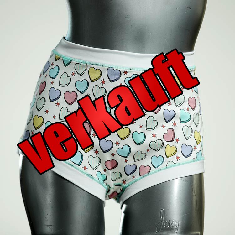 nachhaltige süße attraktive bunte High waist Hotpant aus Baumwolle, Unterwäsche für Damen