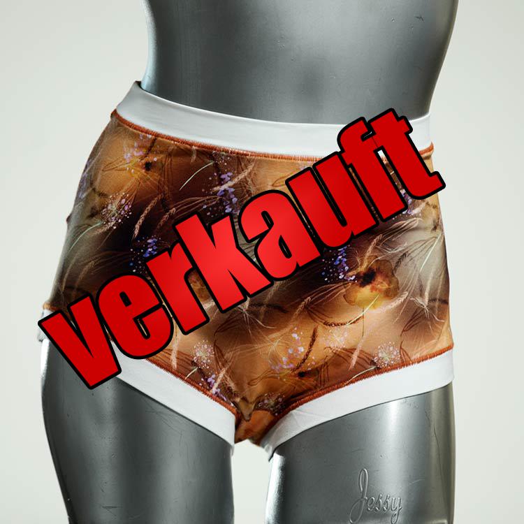 ökologische bunte bequeme attraktive High waist Hotpant aus Baumwolle, Unterwäsche für Damen