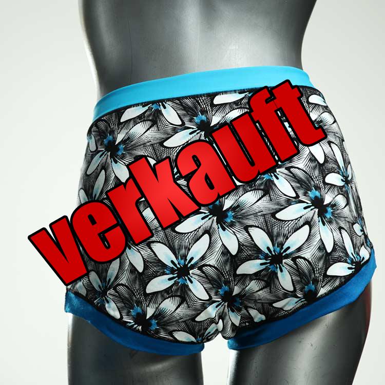 schöne nachhaltige preiswerte gemusterte High waist Hotpant aus Baumwolle, Unterwäsche für Damen