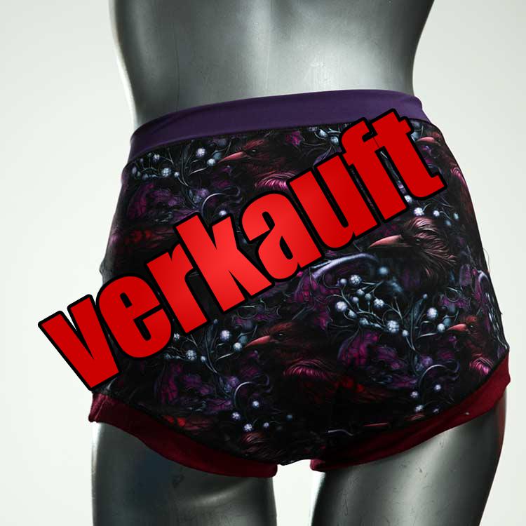 preiswerte ökologische bunte nachhaltige High waist Hotpant aus Baumwolle, Unterwäsche für Damen