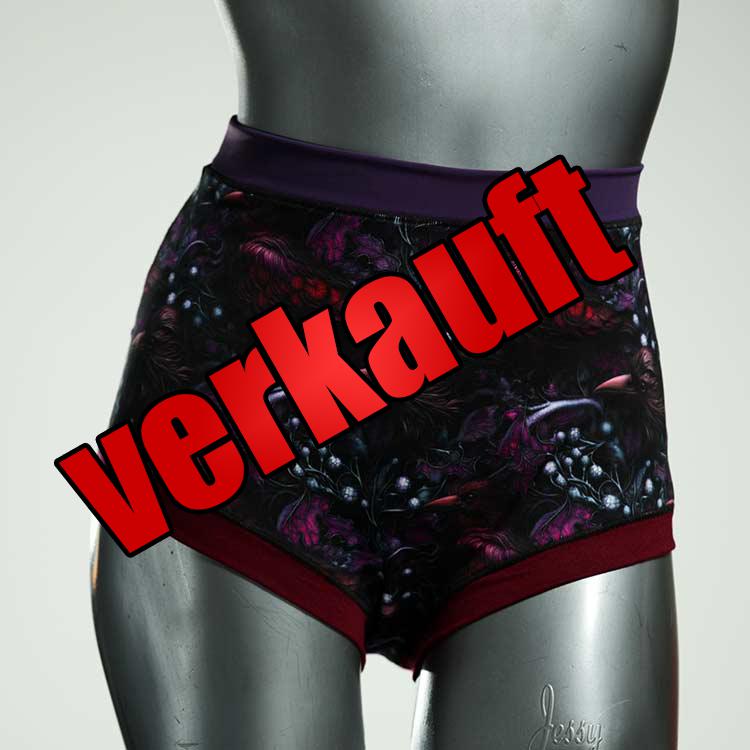 preiswerte ökologische bunte nachhaltige High waist Hotpant aus Baumwolle, Unterwäsche für Damen