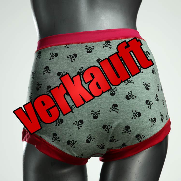 nachhaltige handgemachte sexy ökologische High waist Hotpant aus Baumwolle, Unterwäsche für Damen