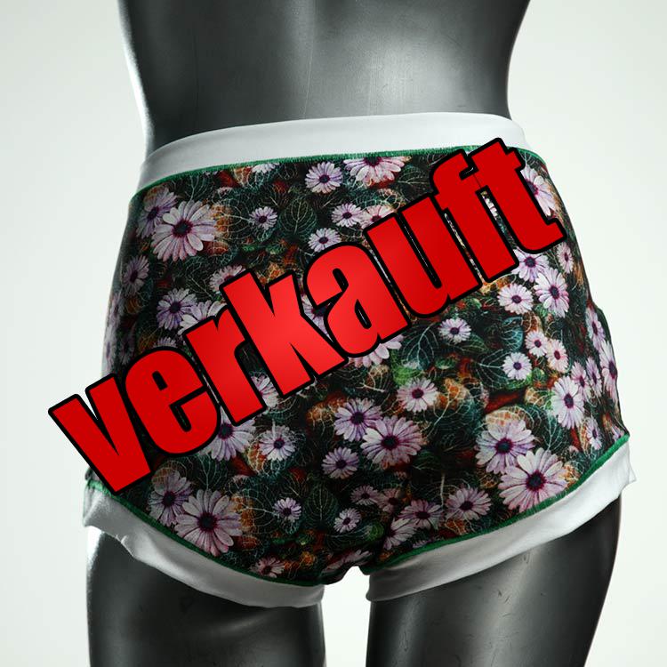 süße ökologische sexy farbige High waist Hotpant aus Baumwolle, Unterwäsche für Damen