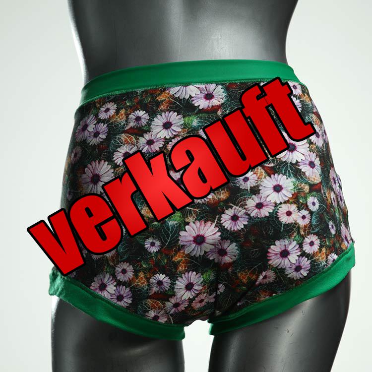 bunte handgemachte bequeme schöne High waist Hotpant aus Baumwolle, Unterwäsche für Damen