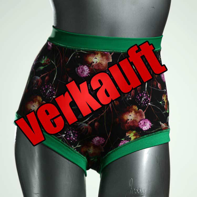 nachhaltige handgemachte attraktive preiswerte High waist Hotpant aus Baumwolle, Unterwäsche für Damen