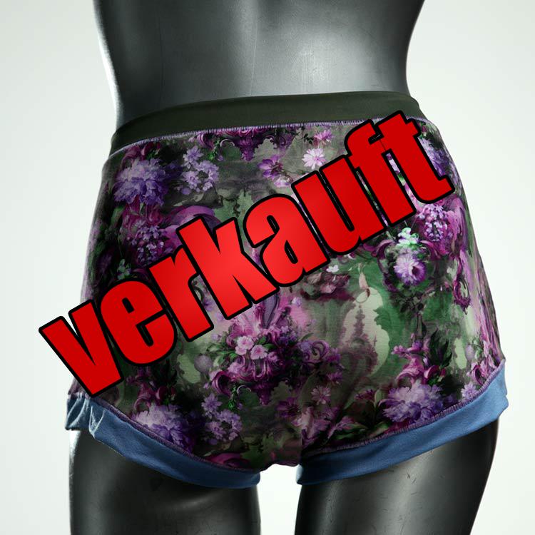 sexy ökologische farbige handgemachte High waist Hotpant aus Baumwolle, Unterwäsche für Damen