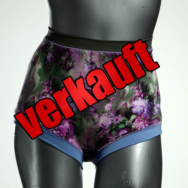 sexy ökologische farbige handgemachte High waist Hotpant aus Baumwolle, Unterwäsche für Damen