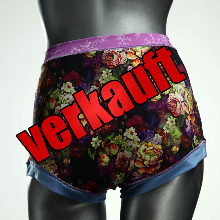 ökologische bunte sexy bequeme High waist Hotpant aus Baumwolle, Unterwäsche für Damen