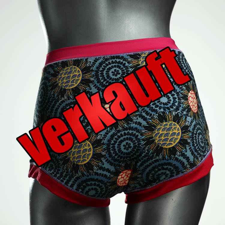 gemusterte attraktive bequeme handgemachte High waist Hotpant aus Baumwolle, Unterwäsche für Damen