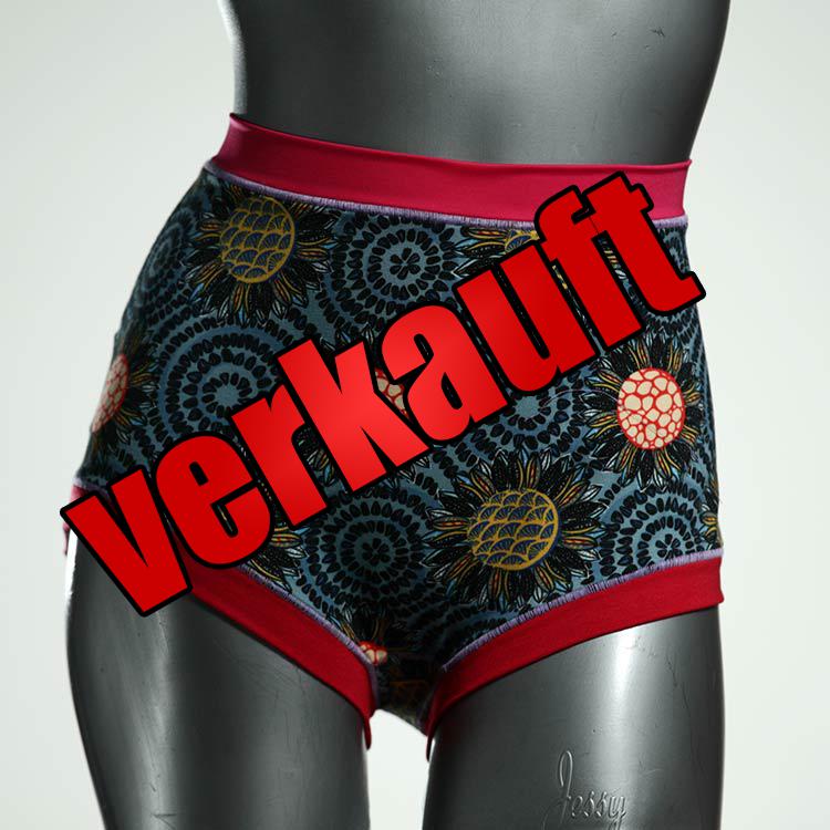 gemusterte attraktive bequeme handgemachte High waist Hotpant aus Baumwolle, Unterwäsche für Damen