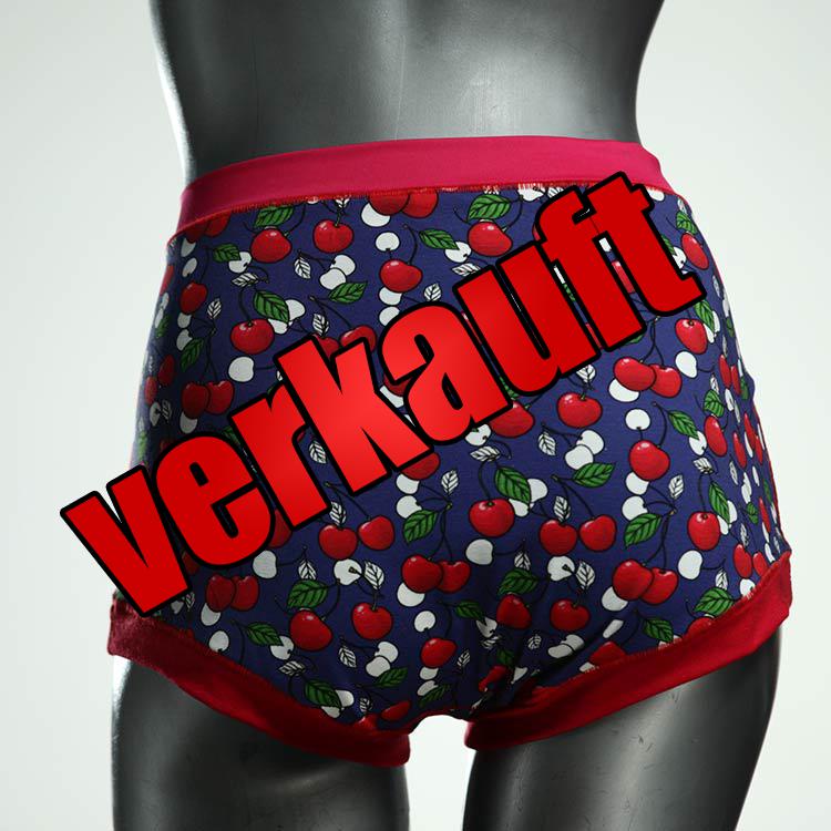 bunte ökologische günstige schöne High waist Hotpant aus Baumwolle, Unterwäsche für Damen