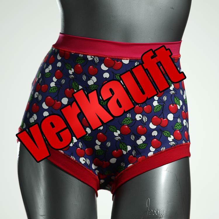 bunte ökologische günstige schöne High waist Hotpant aus Baumwolle, Unterwäsche für Damen