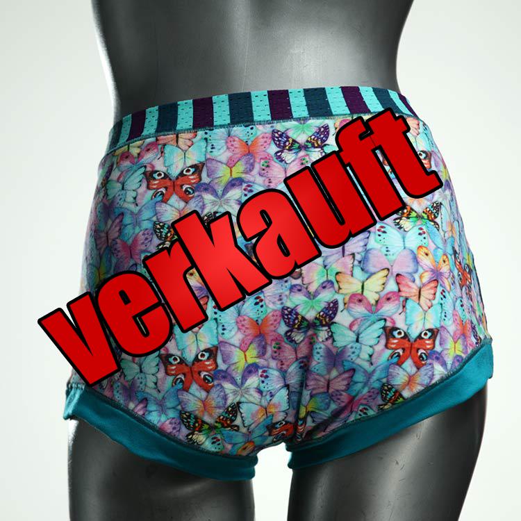 gemusterte schöne preiswerte günstige High waist Hotpant aus Baumwolle, Unterwäsche für Damen