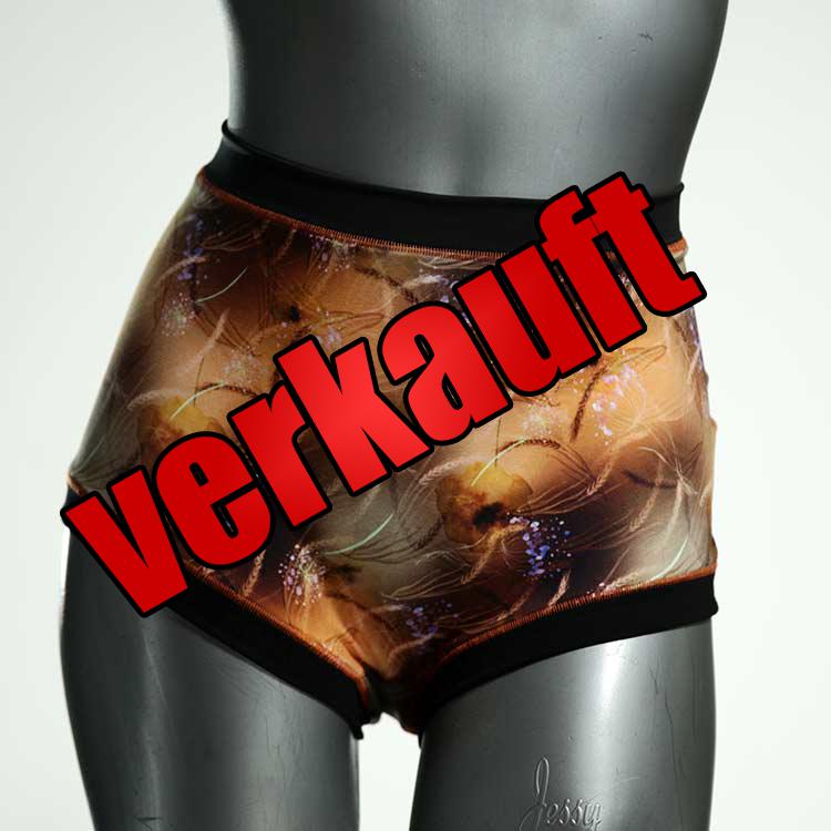 bequeme gemusterte handgemachte süße High waist Hotpant aus Baumwolle, Unterwäsche für Damen