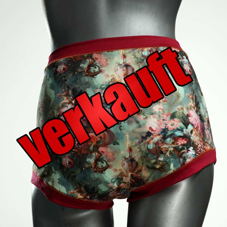 sexy schöne gemusterte farbige High waist Hotpant aus Baumwolle, Unterwäsche für Damen