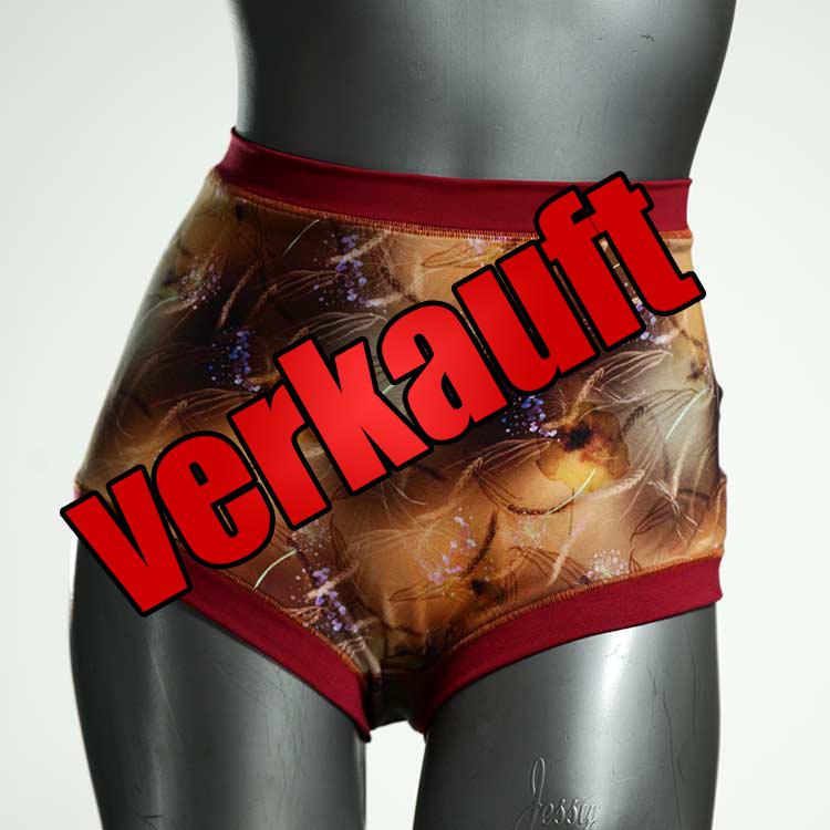 sexy schöne gemusterte farbige High waist Hotpant aus Baumwolle, Unterwäsche für Damen