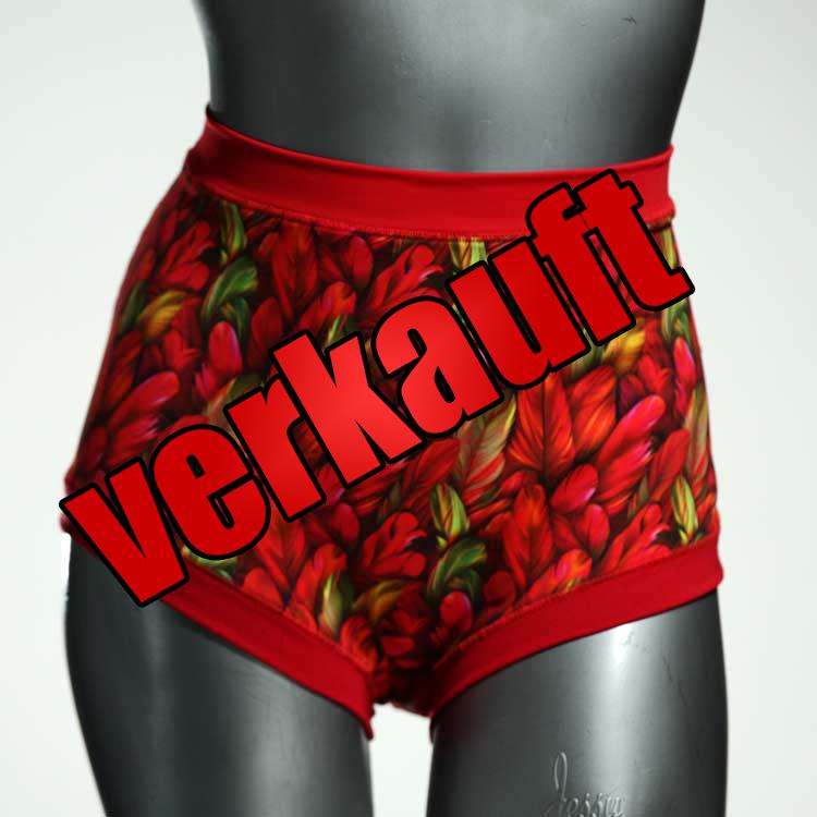 bequeme attraktive farbige gemusterte High waist Hotpant aus Baumwolle, Unterwäsche für Damen
