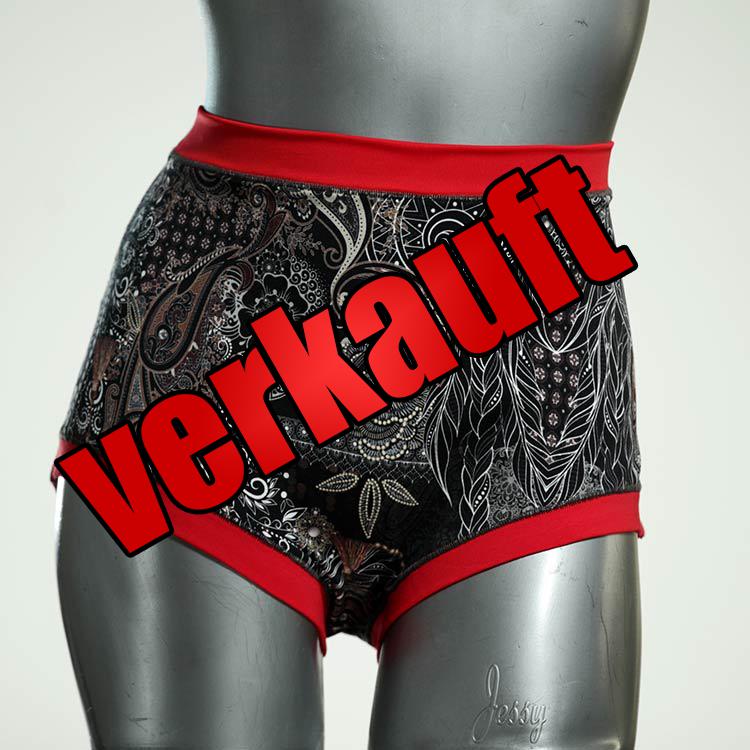 gemusterte schöne handgemachte günstige Highwaist aus Biobaumwolle, Unterwäsche für Damen