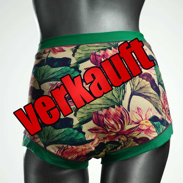 schöne bequeme nachhaltige bunte Highwaist aus Biobaumwolle, Unterwäsche für Damen