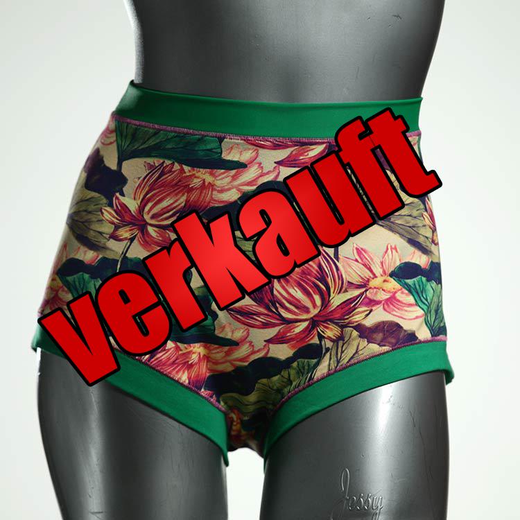 schöne bequeme nachhaltige bunte Highwaist aus Biobaumwolle, Unterwäsche für Damen