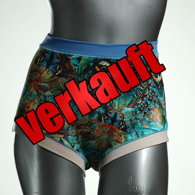 bunte gemusterte süße günstige Highwaist aus Biobaumwolle, Unterwäsche für Damen