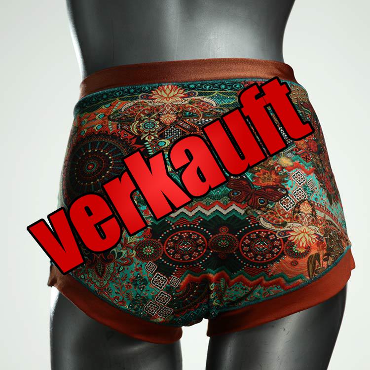 handgemachte schöne gemusterte süße Highwaist aus Biobaumwolle, Unterwäsche für Damen