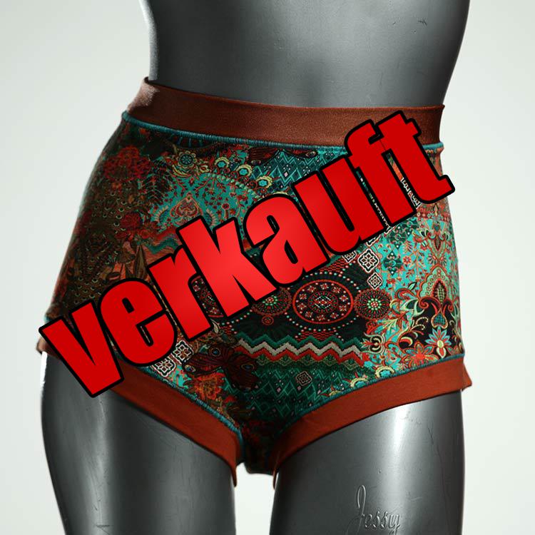 handgemachte schöne gemusterte süße Highwaist aus Biobaumwolle, Unterwäsche für Damen