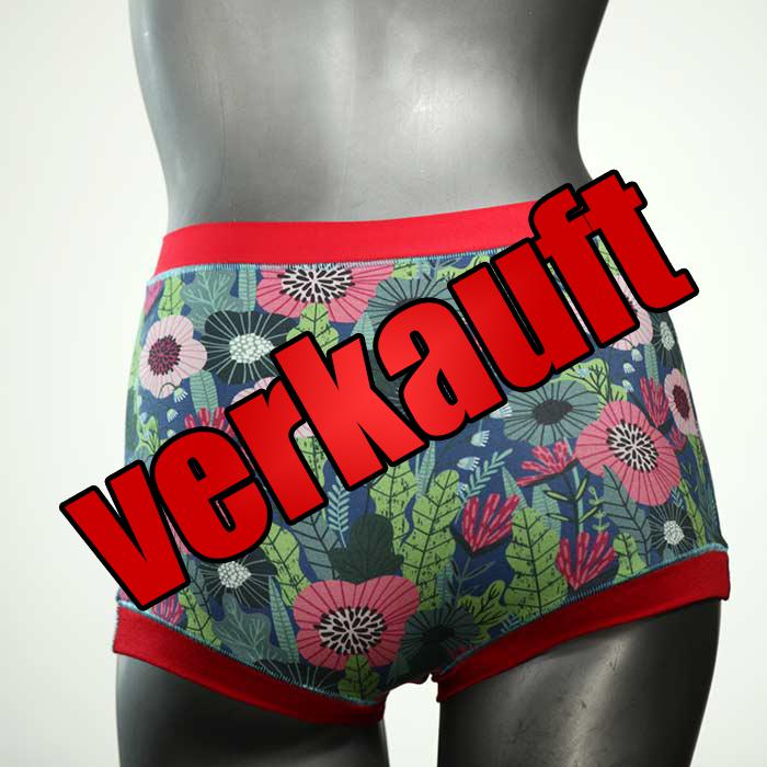 schöne nachhaltige handgemachte süße High waist Hotpant aus Baumwolle, Unterwäsche für Damen