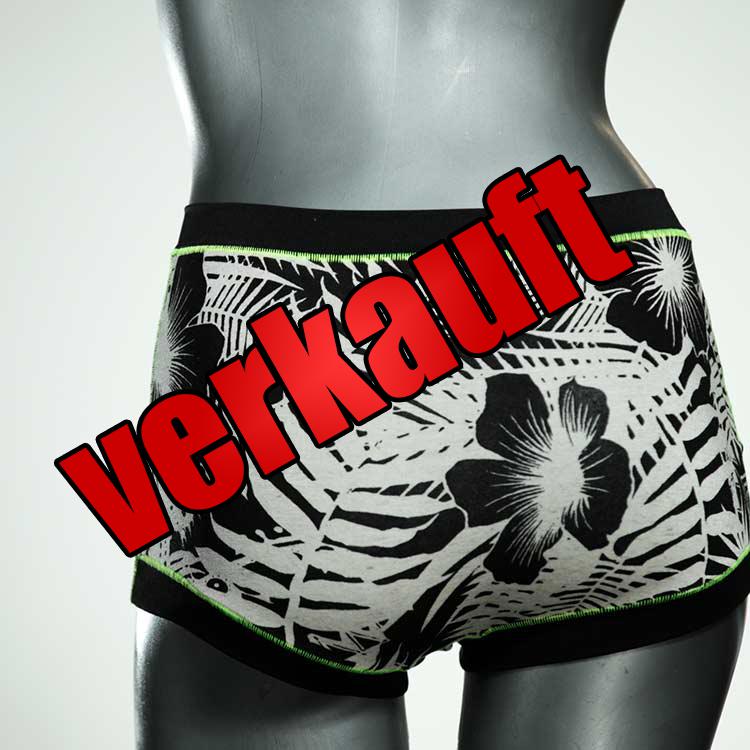 nachhaltige süße bunte schöne High waist Hotpant aus Baumwolle, Unterwäsche für Damen