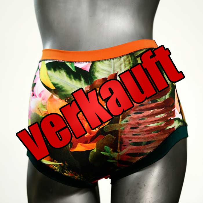 preiswerte gemusterte attraktive nachhaltige High waist Hotpant aus Baumwolle, Unterwäsche für Damen