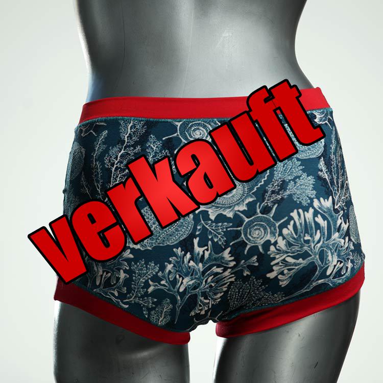 gemusterte süße schöne ökologische High waist Hotpant aus Baumwolle, Unterwäsche für Damen