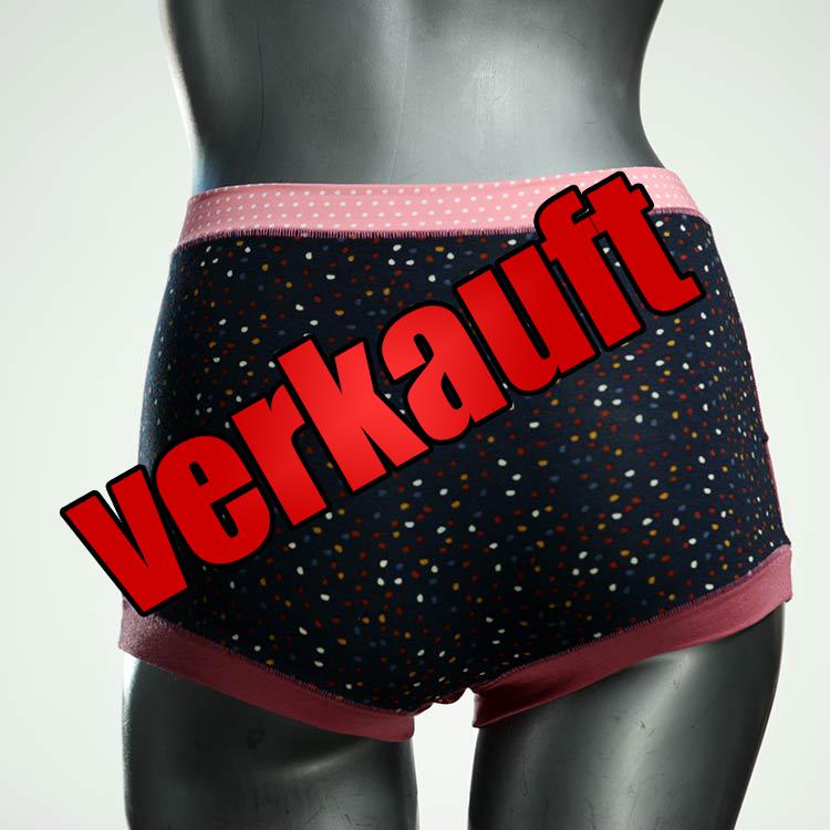 nachhaltige gemusterte preiswerte günstige High waist Hotpant aus Baumwolle, Unterwäsche für Damen