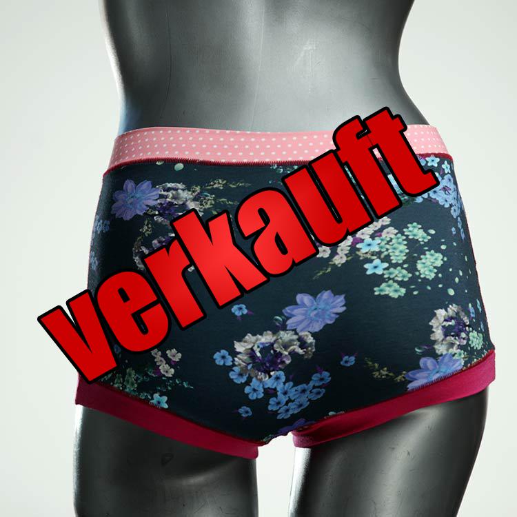 handgemachte sexy süße gemusterte High waist Hotpant aus Baumwolle, Unterwäsche für Damen