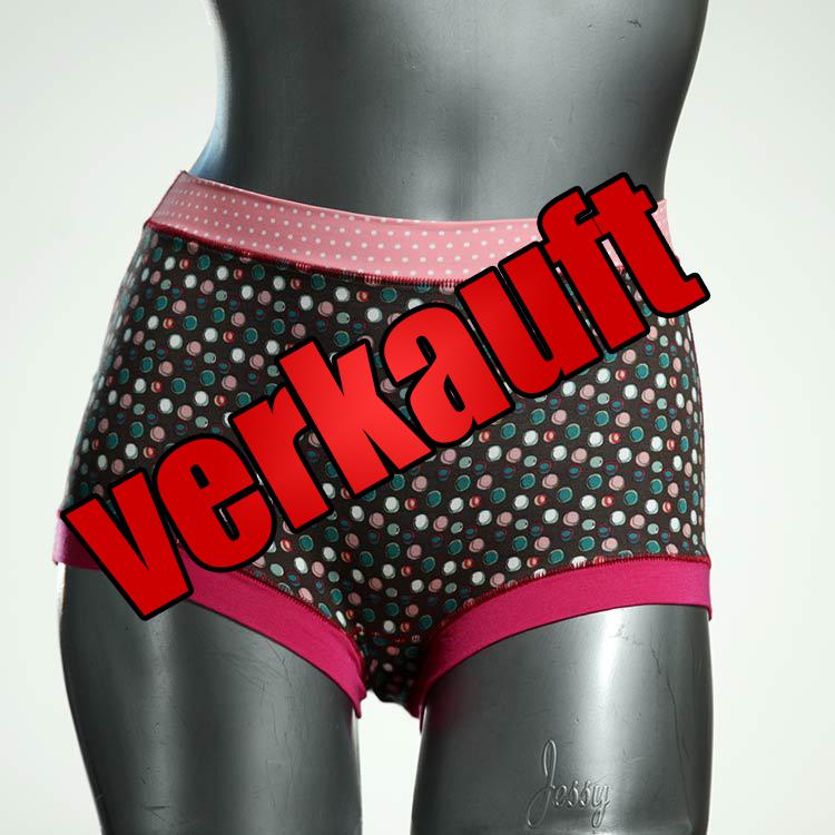 handgemachte sexy süße gemusterte High waist Hotpant aus Baumwolle, Unterwäsche für Damen